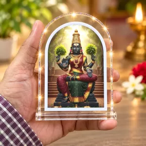 Om Sakthi Ammandevi Amman L Shape Acrylic Showpiece 3 X 3.5 Inch For Home, Office And Car (F177164) Om Sakthi Ammandevi Amman L Shape Acrylic Showpiece 3 X 3.5 Inch For Home, Office And Car (F177164)