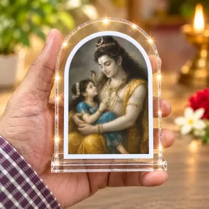 Maa Durga L Shape Acrylic Showpiece 3 X 3.5 Inch For Home, Office And Car (F177167) Maa Durga L Shape Acrylic Showpiece 3 X 3.5 Inch For Home, Office And Car (F177167)