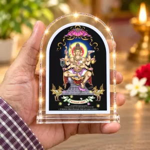 Swarnakarshana Bhairava Swamy L Shape Acrylic Showpiece 3 X 3.5 Inch For Home, Office And Car (F177171) Swarnakarshana Bhairava Swamy L Shape Acrylic Showpiece 3 X 3.5 Inch For Home, Office And Car (F177171)