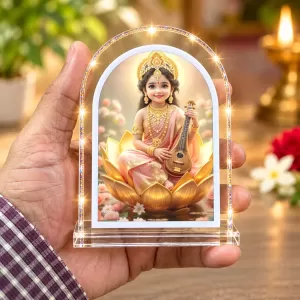 Radha Rani L Shape Acrylic Showpiece 3 X 3.5 Inch For Home, Office And Car (F177175) Radha Rani L Shape Acrylic Showpiece 3 X 3.5 Inch For Home, Office And Car (F177175)