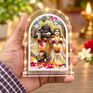 Radha Krishna L Shape Acrylic Showpiece 3 X 3.5 Inch For Home, Office And Car (F177195) Radha Krishna L Shape Acrylic Showpiece 3 X 3.5 Inch For Home, Office And Car (F177195)