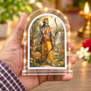 Lord Rama L Shape Acrylic Showpiece 3 X 3.5 Inch For Home, Office And Car (F177196) Lord Rama L Shape Acrylic Showpiece 3 X 3.5 Inch For Home, Office And Car (F177196)