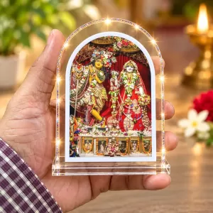 Radha Krishna L Shape Acrylic Showpiece 3 X 3.5 Inch For Home, Office And Car (F177197) Radha Krishna L Shape Acrylic Showpiece 3 X 3.5 Inch For Home, Office And Car (F177197)