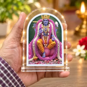 Lord Vishnu L Shape Acrylic Showpiece 3 X 3.5 Inch For Home, Office And Car (F177217) Lord Vishnu L Shape Acrylic Showpiece 3 X 3.5 Inch For Home, Office And Car (F177217)