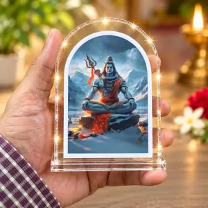 Lord Shiva L Shape Acrylic Showpiece 3 X 3.5 Inch For Home, Office And Car (F177218) Lord Shiva L Shape Acrylic Showpiece 3 X 3.5 Inch For Home, Office And Car (F177218)