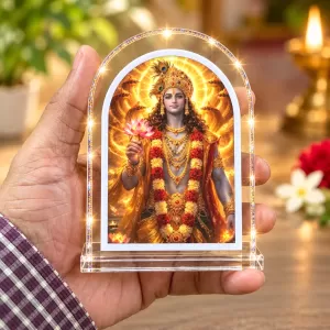 Lord Vishnu L Shape Acrylic Showpiece 3 X 3.5 Inch For Home, Office And Car (F177229) Lord Vishnu L Shape Acrylic Showpiece 3 X 3.5 Inch For Home, Office And Car (F177229)