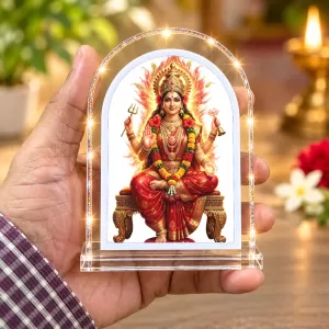 Devi Durga L Shape Acrylic Showpiece 3 X 3.5 Inch For Home, Office And Car (F177442) Devi Durga L Shape Acrylic Showpiece 3 X 3.5 Inch For Home, Office And Car (F177442)