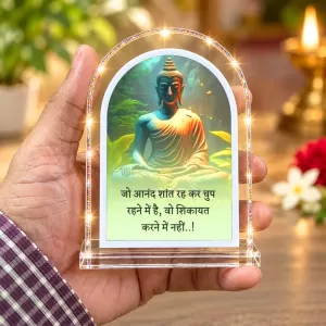 Buddha L Shape Acrylic Showpiece 3 X 3.5 Inch For Home, Office And Car (F177447) Buddha L Shape Acrylic Showpiece 3 X 3.5 Inch For Home, Office And Car (F177447)