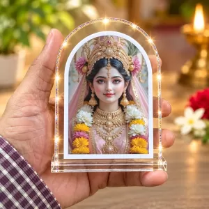 Radha Rani L Shape Acrylic Showpiece 3 X 3.5 Inch For Home, Office And Car (F177460) Radha Rani L Shape Acrylic Showpiece 3 X 3.5 Inch For Home, Office And Car (F177460)