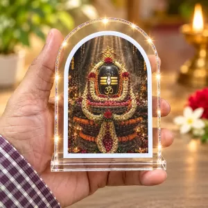 Shiva Lingam L Shape Acrylic Showpiece 3 X 3.5 Inch For Home, Office And Car (F177466) Shiva Lingam L Shape Acrylic Showpiece 3 X 3.5 Inch For Home, Office And Car (F177466)