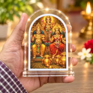 God Ganesha L Shape Acrylic Showpiece 3 X 3.5 Inch For Home, Office And Car (F177468) God Ganesha L Shape Acrylic Showpiece 3 X 3.5 Inch For Home, Office And Car (F177468)