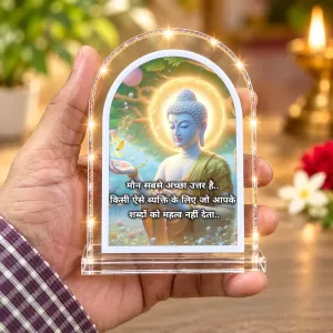 Buddha L Shape Acrylic Showpiece 3 X 3.5 Inch For Home, Office And Car (F177472) Buddha L Shape Acrylic Showpiece 3 X 3.5 Inch For Home, Office And Car (F177472)