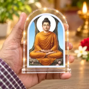 Buddha L Shape Acrylic Showpiece 3 X 3.5 Inch For Home, Office And Car (F177476) Buddha L Shape Acrylic Showpiece 3 X 3.5 Inch For Home, Office And Car (F177476)