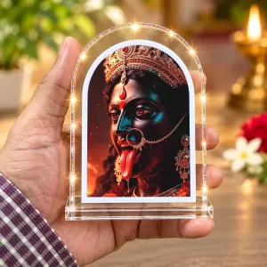 Goddess Kali L Shape Acrylic Showpiece 3 X 3.5 Inch For Home, Office And Car (F177481) Goddess Kali L Shape Acrylic Showpiece 3 X 3.5 Inch For Home, Office And Car (F177481)