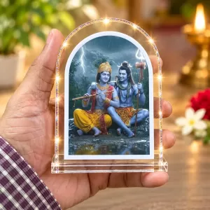 Krishna Shiva L Shape Acrylic Showpiece 3 X 3.5 Inch For Home, Office And Car (F177498) Krishna Shiva L Shape Acrylic Showpiece 3 X 3.5 Inch For Home, Office And Car (F177498)