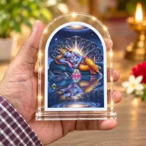Lord Vish L Shape Acrylic Showpiece 3 X 3.5 Inch For Home, Office And Car (F177500) Lord Vish L Shape Acrylic Showpiece 3 X 3.5 Inch For Home, Office And Car (F177500)