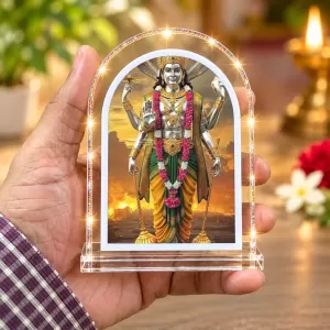 Shree Vishnu L Shape Acrylic Showpiece 3 X 3.5 Inch For Home, Office And Car (F177501) Shree Vishnu L Shape Acrylic Showpiece 3 X 3.5 Inch For Home, Office And Car (F177501)