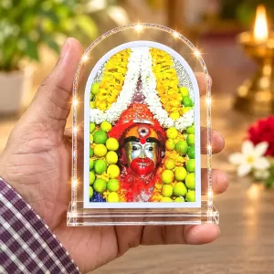 Maa Tara L Shape Acrylic Showpiece 3 X 3.5 Inch For Home, Office And Car (F177503) Maa Tara L Shape Acrylic Showpiece 3 X 3.5 Inch For Home, Office And Car (F177503)