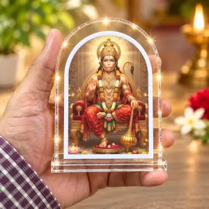 Hanuman L Shape Acrylic Showpiece 3 X 3.5 Inch For Home, Office And Car (F177509) Hanuman L Shape Acrylic Showpiece 3 X 3.5 Inch For Home, Office And Car (F177509)