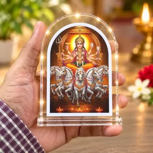 Lord Surya L Shape Acrylic Showpiece 3 X 3.5 Inch For Home, Office And Car (F177532) Lord Surya L Shape Acrylic Showpiece 3 X 3.5 Inch For Home, Office And Car (F177532)