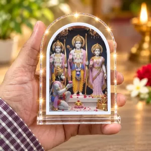 Lord Ram L Shape Acrylic Showpiece 3 X 3.5 Inch For Home, Office And Car (F177537) Lord Ram L Shape Acrylic Showpiece 3 X 3.5 Inch For Home, Office And Car (F177537)