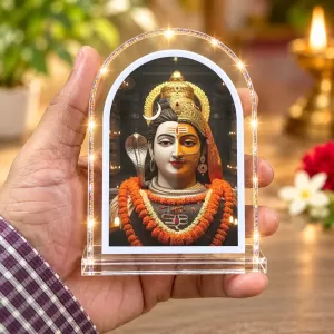 Lord Kapila Muni L Shape Acrylic Showpiece 3 X 3.5 Inch For Home, Office And Car (F177542)