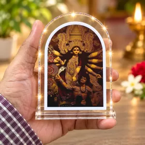 Durga Maa L Shape Acrylic Showpiece 3 X 3.5 Inch For Home, Office And Car (F177588) Durga Maa L Shape Acrylic Showpiece 3 X 3.5 Inch For Home, Office And Car (F177588)