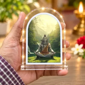Lord Shiva L Shape Acrylic Showpiece 3 X 3.5 Inch For Home, Office And Car (F177599) Lord Shiva L Shape Acrylic Showpiece 3 X 3.5 Inch For Home, Office And Car (F177599)