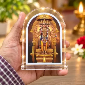 Lord Subhramannya L Shape Acrylic Showpiece 3 X 3.5 Inch For Home, Office And Car (F177604) Lord Subhramannya L Shape Acrylic Showpiece 3 X 3.5 Inch For Home, Office And Car (F177604)