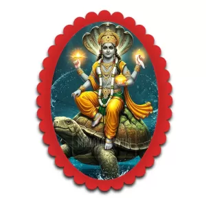 Vishnu Wall Decorative Showpiece 6 X 8 Inch | 4 MM MDF Wooden Glossy Sublimation Print | Back Hook Wall Hanging | Home Temple & Living Room Decor (F56954) Vishnu Wall Decorative Showpiece 6 X 8 Inch | 4 MM MDF Wooden Glossy Sublimation Print | Back Hook Wall Hanging | Home Temple & Living Room Decor (F56954)