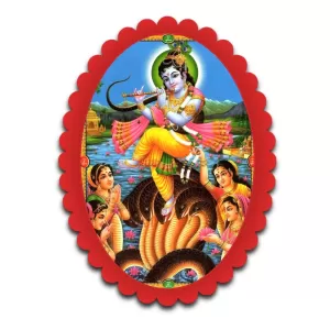 Krishna Wall Decorative Showpiece 6 X 8 Inch | 4 MM MDF Wooden Glossy Sublimation Print | Back Hook Wall Hanging | Home Temple & Living Room Decor (F56977) Krishna Wall Decorative Showpiece 6 X 8 Inch | 4 MM MDF Wooden Glossy Sublimation Print | Back Hook Wall Hanging | Home Temple & Living Room Decor (F56977)
