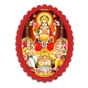 Lakshmi Wall Decorative Showpiece 6 X 8 Inch | 4 MM MDF Wooden Glossy Sublimation Print | Back Hook Wall Hanging | Home Temple & Living Room Decor (F56984) Lakshmi Wall Decorative Showpiece 6 X 8 Inch | 4 MM MDF Wooden Glossy Sublimation Print | Back Hook Wall Hanging | Home Temple & Living Room Decor (F56984)