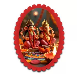 Ganesha Wall Decorative Showpiece 6 X 8 Inch | 4 MM MDF Wooden Glossy Sublimation Print | Back Hook Wall Hanging | Home Temple & Living Room Decor (F57023) Ganesha Wall Decorative Showpiece 6 X 8 Inch | 4 MM MDF Wooden Glossy Sublimation Print | Back Hook Wall Hanging | Home Temple & Living Room Decor (F57023)