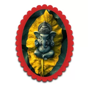 Ganesha Wall Decorative Showpiece 6 X 8 Inch | 4 MM MDF Wooden Glossy Sublimation Print | Back Hook Wall Hanging | Home Temple & Living Room Decor (F57031) Ganesha Wall Decorative Showpiece 6 X 8 Inch | 4 MM MDF Wooden Glossy Sublimation Print | Back Hook Wall Hanging | Home Temple & Living Room Decor (F57031)