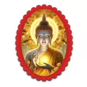 Gautama Buddha Wall Decorative Showpiece 6 X 8 Inch | 4 MM MDF Wooden Glossy Sublimation Print | Back Hook Wall Hanging | Home Temple & Living Room Decor (F57047) Gautama Buddha Wall Decorative Showpiece 6 X 8 Inch | 4 MM MDF Wooden Glossy Sublimation Print | Back Hook Wall Hanging | Home Temple & Living Room Decor (F57047)