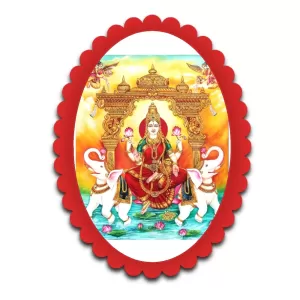 Lakshmi Wall Decorative Showpiece 6 X 8 Inch | 4 MM MDF Wooden Glossy Sublimation Print | Back Hook Wall Hanging | Home Temple & Living Room Decor (F57118) Lakshmi Wall Decorative Showpiece 6 X 8 Inch | 4 MM MDF Wooden Glossy Sublimation Print | Back Hook Wall Hanging | Home Temple & Living Room Decor (F57118)