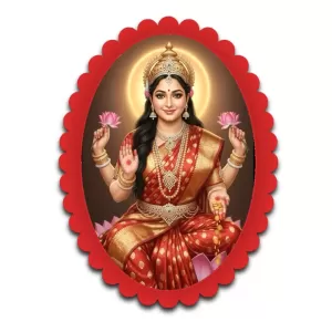 Lakshmi Wall Decorative Showpiece 6 X 8 Inch | 4 MM MDF Wooden Glossy Sublimation Print | Back Hook Wall Hanging | Home Temple & Living Room Decor (F57144) Lakshmi Wall Decorative Showpiece 6 X 8 Inch | 4 MM MDF Wooden Glossy Sublimation Print | Back Hook Wall Hanging | Home Temple & Living Room Decor (F57144)