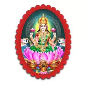 Lakshmi Wall Decorative Showpiece 6 X 8 Inch | 4 MM MDF Wooden Glossy Sublimation Print | Back Hook Wall Hanging | Home Temple & Living Room Decor (F57157) Lakshmi Wall Decorative Showpiece 6 X 8 Inch | 4 MM MDF Wooden Glossy Sublimation Print | Back Hook Wall Hanging | Home Temple & Living Room Decor (F57157)