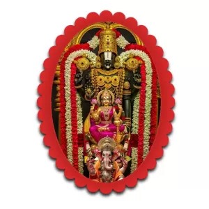 Tirupati Balaji Wall Decorative Showpiece 6 X 8 Inch | 4 MM MDF Wooden Glossy Sublimation Print | Back Hook Wall Hanging | Home Temple & Living Room Decor (F57159) Tirupati Balaji Wall Decorative Showpiece 6 X 8 Inch | 4 MM MDF Wooden Glossy Sublimation Print | Back Hook Wall Hanging | Home Temple & Living Room Decor (F57159)