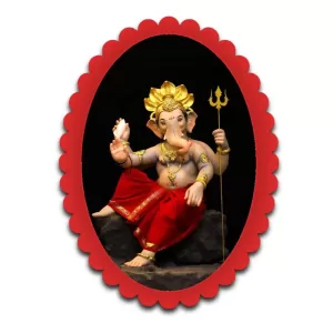 Ganesha Wall Decorative Showpiece 6 X 8 Inch | 4 MM MDF Wooden Glossy Sublimation Print | Back Hook Wall Hanging | Home Temple & Living Room Decor (F57195) Ganesha Wall Decorative Showpiece 6 X 8 Inch | 4 MM MDF Wooden Glossy Sublimation Print | Back Hook Wall Hanging | Home Temple & Living Room Decor (F57195)