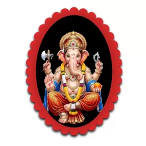 Ganesha Wall Decorative Showpiece 6 X 8 Inch | 4 MM MDF Wooden Glossy Sublimation Print | Back Hook Wall Hanging | Home Temple & Living Room Decor (F57271) Ganesha Wall Decorative Showpiece 6 X 8 Inch | 4 MM MDF Wooden Glossy Sublimation Print | Back Hook Wall Hanging | Home Temple & Living Room Decor (F57271)