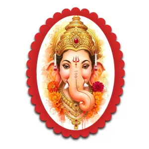 Ganesha Wall Decorative Showpiece 6 X 8 Inch | 4 MM MDF Wooden Glossy Sublimation Print | Back Hook Wall Hanging | Home Temple & Living Room Decor (F57293) Ganesha Wall Decorative Showpiece 6 X 8 Inch | 4 MM MDF Wooden Glossy Sublimation Print | Back Hook Wall Hanging | Home Temple & Living Room Decor (F57293)