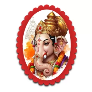 Ganesha Wall Decorative Showpiece 6 X 8 Inch | 4 MM MDF Wooden Glossy Sublimation Print | Back Hook Wall Hanging | Home Temple & Living Room Decor (F57325) Ganesha Wall Decorative Showpiece 6 X 8 Inch | 4 MM MDF Wooden Glossy Sublimation Print | Back Hook Wall Hanging | Home Temple & Living Room Decor (F57325)