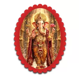 Ganesha Wall Decorative Showpiece 6 X 8 Inch | 4 MM MDF Wooden Glossy Sublimation Print | Back Hook Wall Hanging | Home Temple & Living Room Decor (F57330) Ganesha Wall Decorative Showpiece 6 X 8 Inch | 4 MM MDF Wooden Glossy Sublimation Print | Back Hook Wall Hanging | Home Temple & Living Room Decor (F57330)