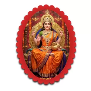 Lakshmi Wall Decorative Showpiece 6 X 8 Inch | 4 MM MDF Wooden Glossy Sublimation Print | Back Hook Wall Hanging | Home Temple & Living Room Decor (F57343) Lakshmi Wall Decorative Showpiece 6 X 8 Inch | 4 MM MDF Wooden Glossy Sublimation Print | Back Hook Wall Hanging | Home Temple & Living Room Decor (F57343)