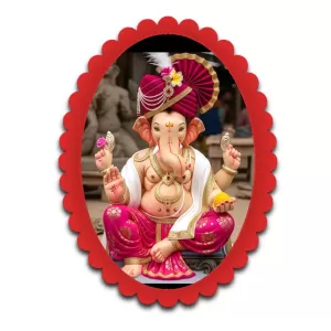 Ganesha Wall Decorative Showpiece 6 X 8 Inch | 4 MM MDF Wooden Glossy Sublimation Print | Back Hook Wall Hanging | Home Temple & Living Room Decor (F57349) Ganesha Wall Decorative Showpiece 6 X 8 Inch | 4 MM MDF Wooden Glossy Sublimation Print | Back Hook Wall Hanging | Home Temple & Living Room Decor (F57349)
