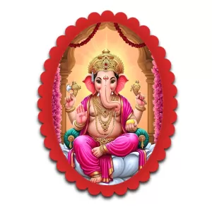 Ganesha Wall Decorative Showpiece 6 X 8 Inch | 4 MM MDF Wooden Glossy Sublimation Print | Back Hook Wall Hanging | Home Temple & Living Room Decor (F57352) Ganesha Wall Decorative Showpiece 6 X 8 Inch | 4 MM MDF Wooden Glossy Sublimation Print | Back Hook Wall Hanging | Home Temple & Living Room Decor (F57352)