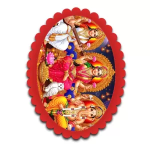 Lakshmi
Saraswati
Parvati Wall Decorative Showpiece 6 X 8 Inch | 4 MM MDF Wooden Glossy Sublimation Print | Back Hook Wall Hanging | Home Temple & Living Room Decor (F57358) Lakshmi
Saraswati
Parvati Wall Decorative Showpiece 6 X 8 Inch | 4 MM MDF Wooden Glossy Sublimation Print | Back Hook Wall Hanging | Home Temple & Living Room Decor (F57358)