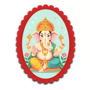 Ganesha Wall Decorative Showpiece 6 X 8 Inch | 4 MM MDF Wooden Glossy Sublimation Print | Back Hook Wall Hanging | Home Temple & Living Room Decor (F57364) Ganesha Wall Decorative Showpiece 6 X 8 Inch | 4 MM MDF Wooden Glossy Sublimation Print | Back Hook Wall Hanging | Home Temple & Living Room Decor (F57364)