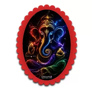 Ganesha Wall Decorative Showpiece 6 X 8 Inch | 4 MM MDF Wooden Glossy Sublimation Print | Back Hook Wall Hanging | Home Temple & Living Room Decor (F57383) Ganesha Wall Decorative Showpiece 6 X 8 Inch | 4 MM MDF Wooden Glossy Sublimation Print | Back Hook Wall Hanging | Home Temple & Living Room Decor (F57383)